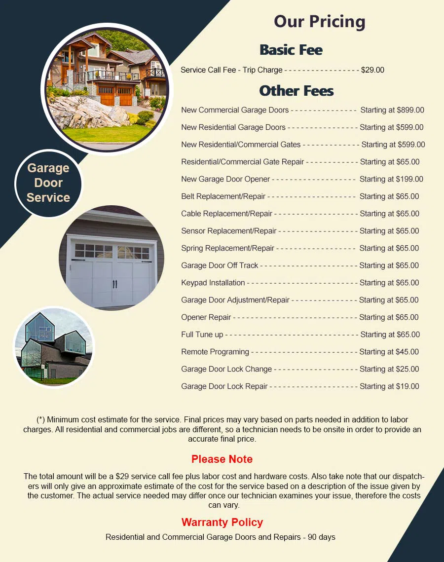 Garage Doors Store Repairs Oakland, FL 407-512-0437